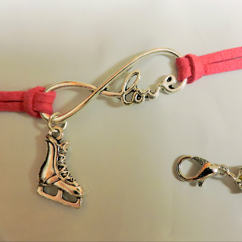 BRACELETS - Your choice  INFINITY  LOVE plus charm - Picture 6 of 8